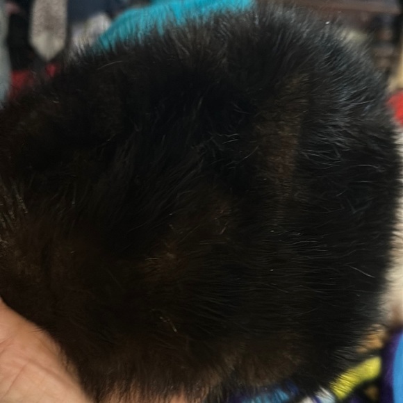 MINK pillbox hat circa 1963. circumference is Beautiful. - Picture 2 of 5